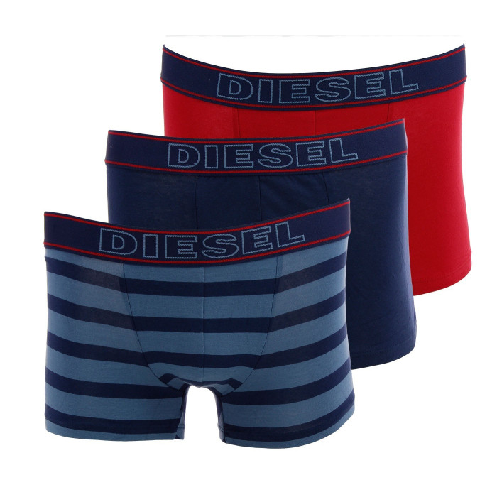 Pack 3 boxers Diesel Shawn (Noir/Gris/Blanc)