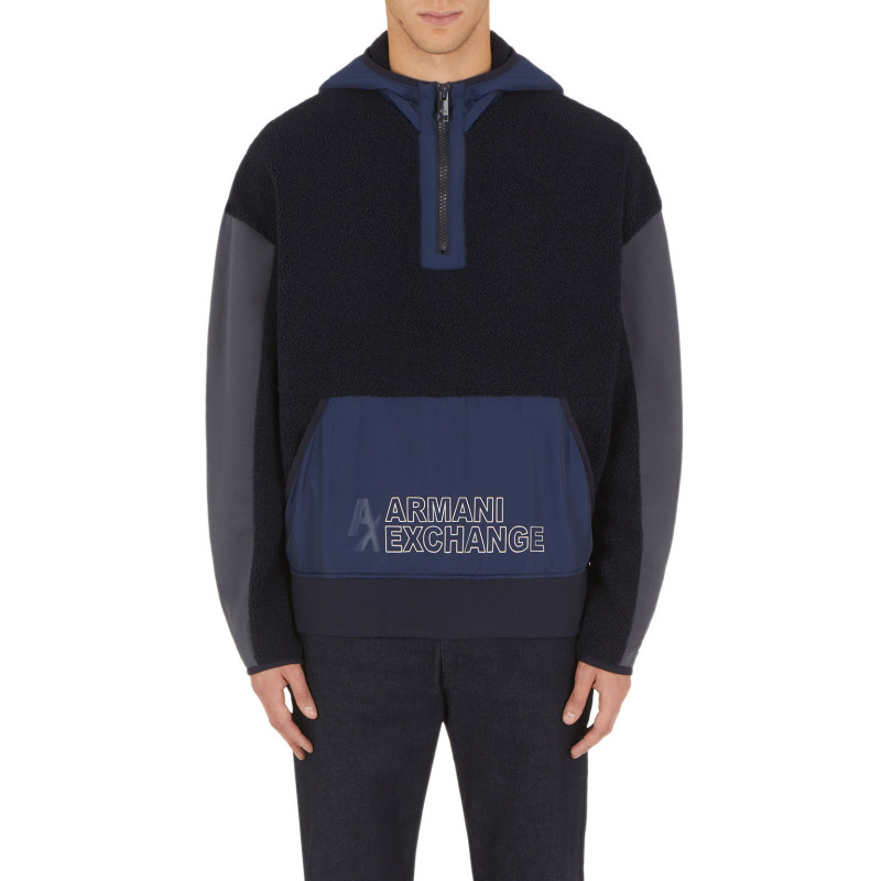 Armani Exchange Sweat à capuche Armani Exchange Colour-block fleece Armani Exchange Sweat à capuche Armani Exchange Colour-block fleece