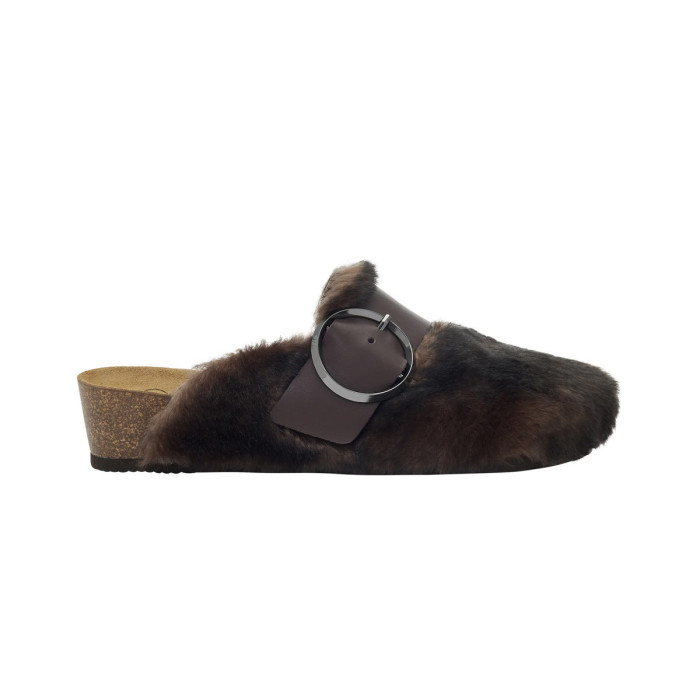SCHOLL Chausson SCHOLL MONIQUE SYNTHETIC FUR+LEATHER