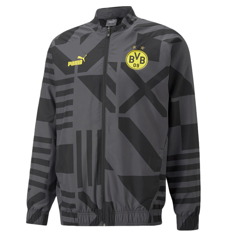Puma Veste de survêtement Puma PREMATCH Borussia Dortmund Football Puma Veste de survêtement Puma PREMATCH Borussia Dortmund Football
