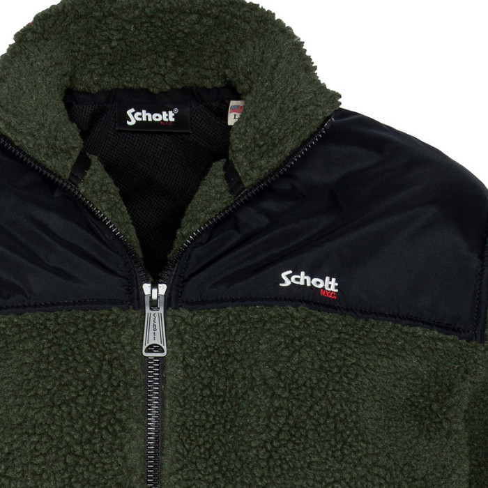 Schott Sweat Schott ZIPPE SHERPA POLAIRE