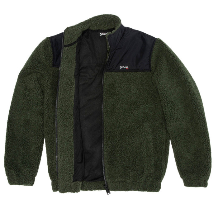 Schott Sweat Schott ZIPPE SHERPA POLAIRE