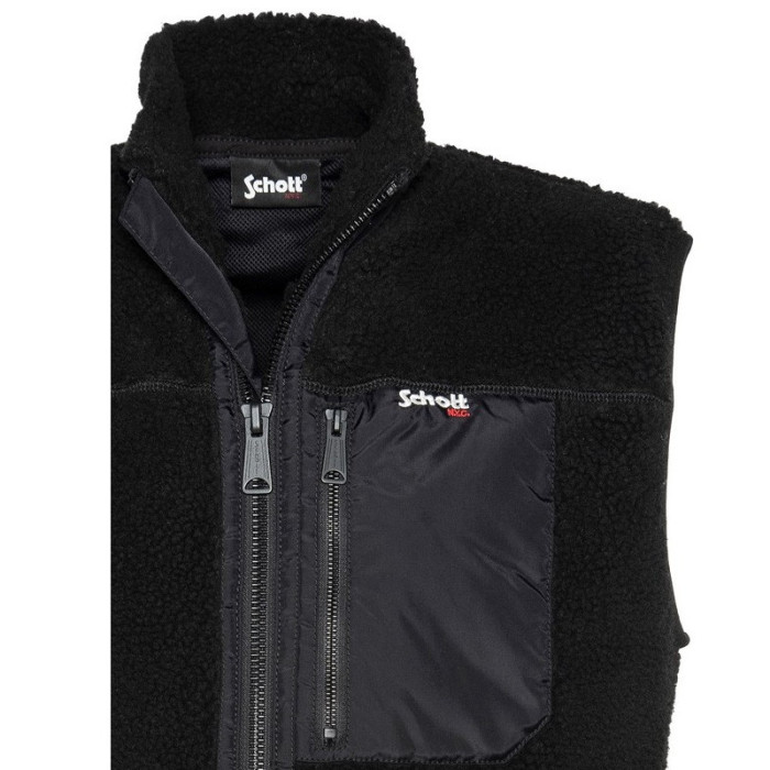 Schott Sweat sans manches Schott SHERPA POLAIRE