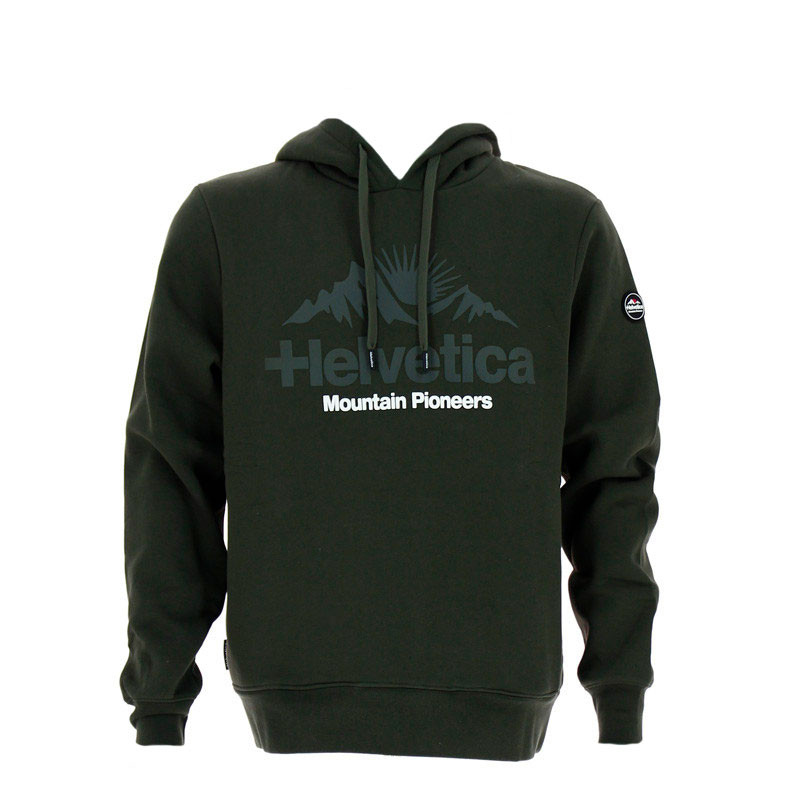 Sweat à capuche Helvetica CHERBOURG