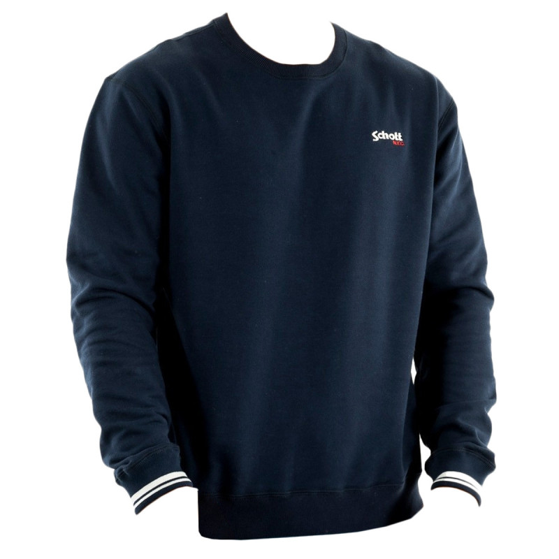 Schott Sweat Schott RDC BORD COTES RAYES Schott Sweat Schott RDC BORD COTES RAYES