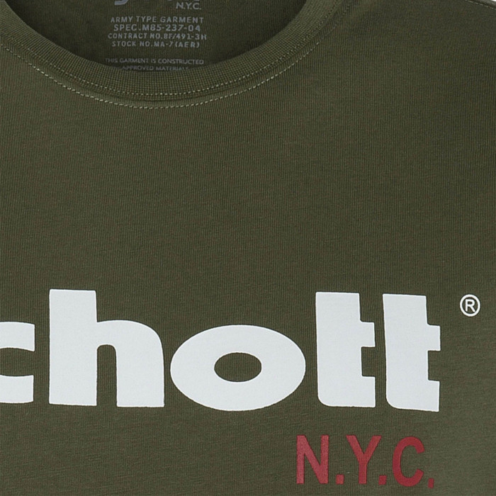 Schott Pack de 2 tee-shirt Schott ras du cou