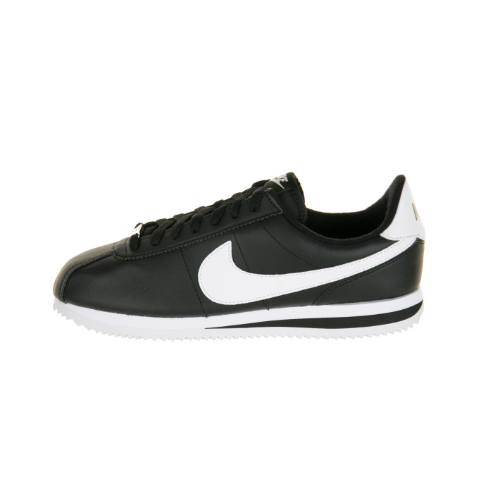 Basket Nike Basic Cortez Leather Black and White - Ref. 819719-012