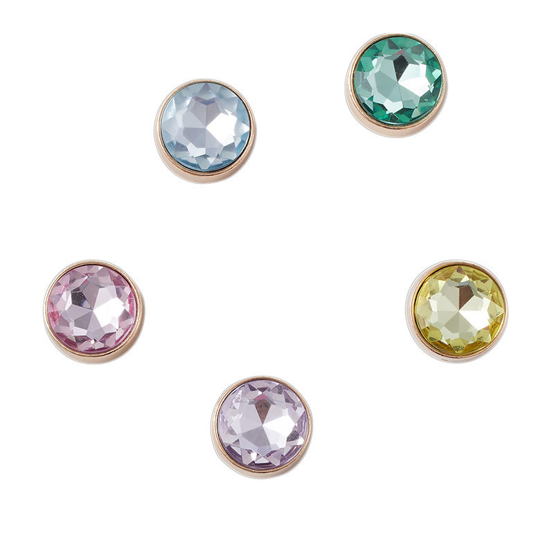 CROCS PINS Jibbitz Crocs GOLD AND GEM PACK 5 CROCS PINS Jibbitz Crocs GOLD AND GEM PACK 5