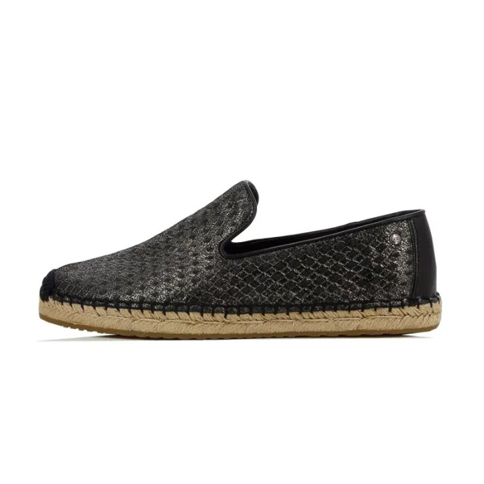 UGG Espadrille UGG Sandrinne Metallic (Noir)
