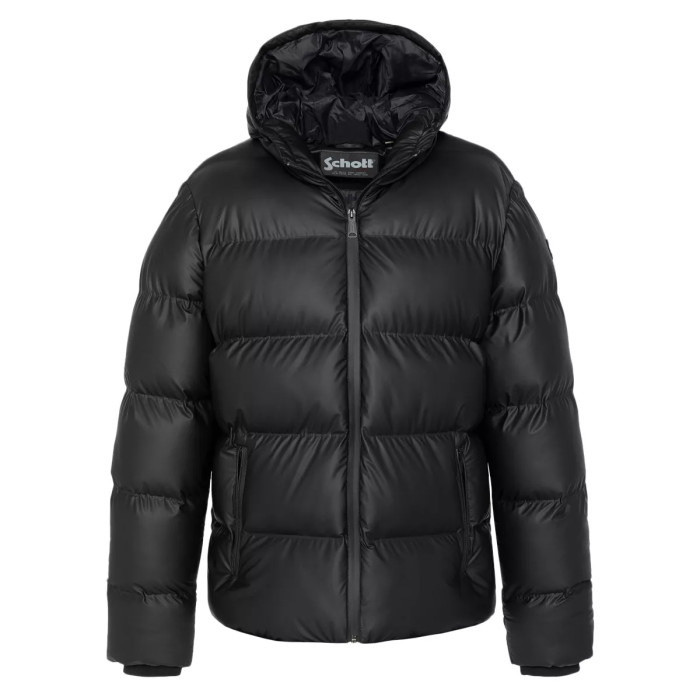Schott Doudoune Schott RUBBER A CAPUCHE