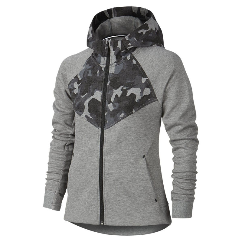 Nike Sweat Nike Tech Fleece Windrunner Junior - 716370-010 Nike Sweat Nike Tech Fleece Windrunner Junior - 716370-010