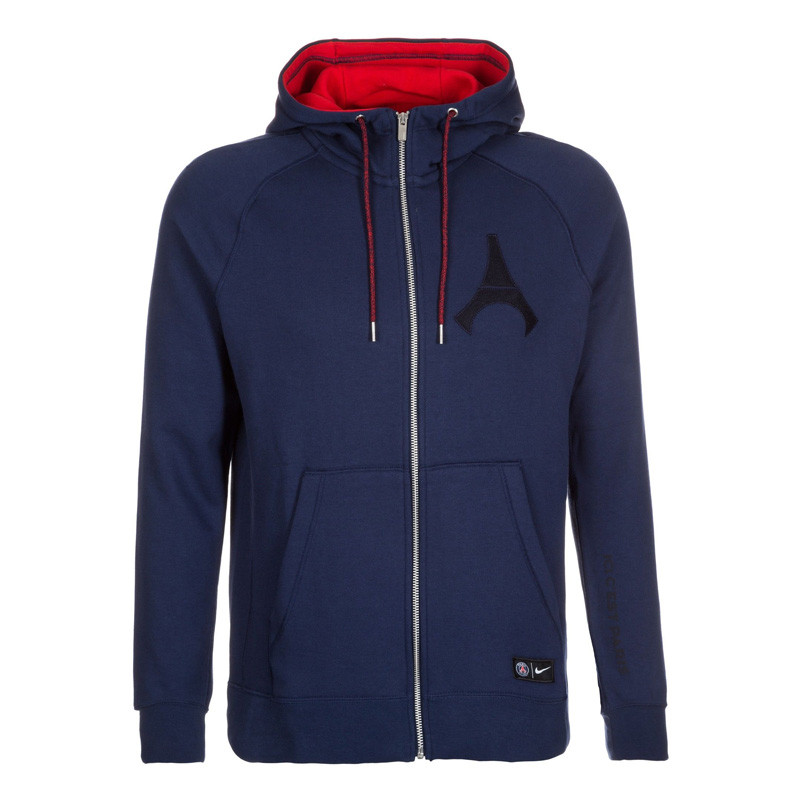 Sweat Nike PSG Hoodie Full-zip Authentic - Ref. 810292-410 Sweat Nike PSG Hoodie Full-zip Authentic - Ref. 810292-410
