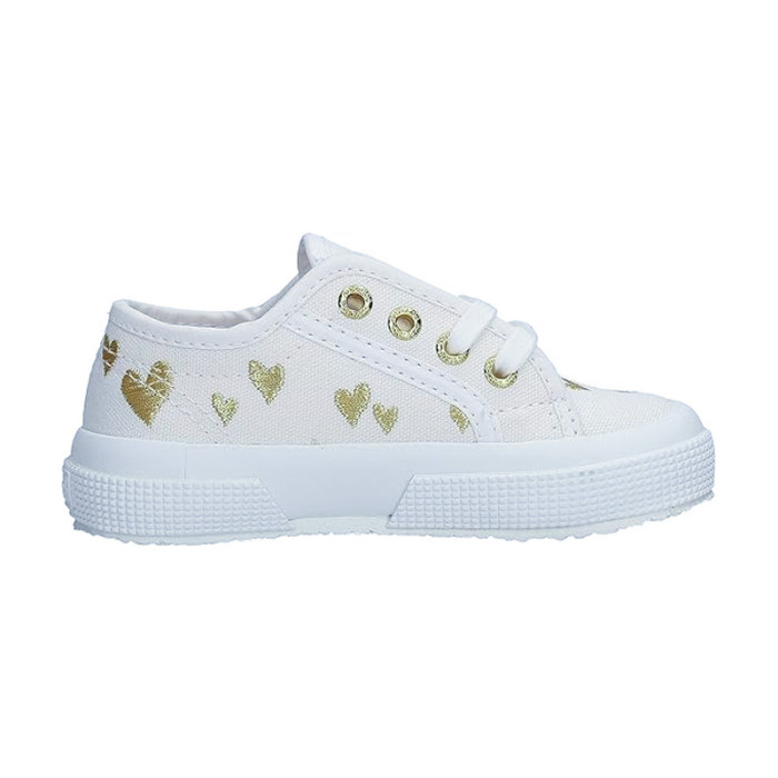Basket Superga 2750 HEARTS EMBROIDERY Cadet
