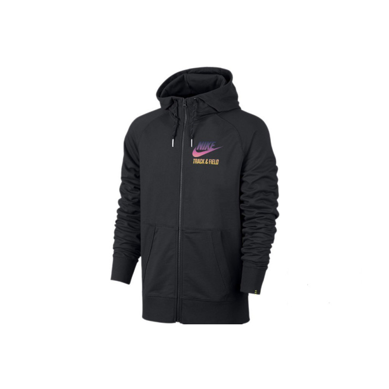 Nike Sweat Nike AW77 RU Full Zip Hoodie NTF - 653806-010 Nike Sweat Nike AW77 RU Full Zip Hoodie NTF - 653806-010