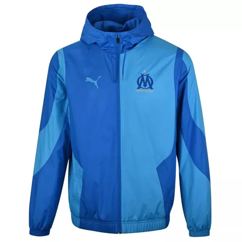 Puma Veste de survêtement Puma PREMATCH OM Puma Veste de survêtement Puma PREMATCH OM