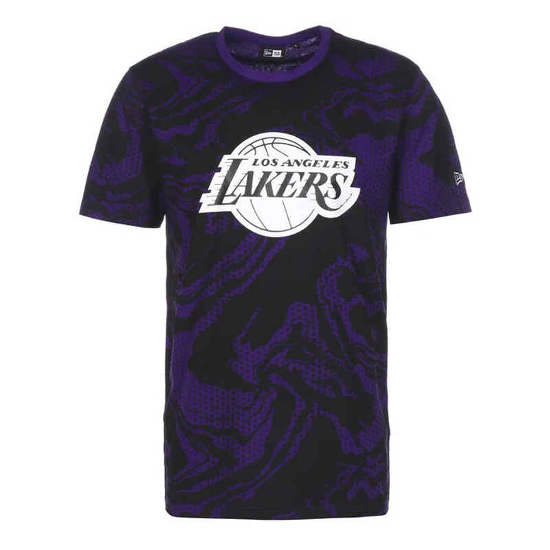 Tee-shirt New LOS ANGELES LAKERS OIL SLICK PRINT