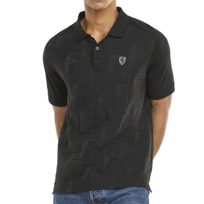 Polo Puma FERRARI Style Jacquard