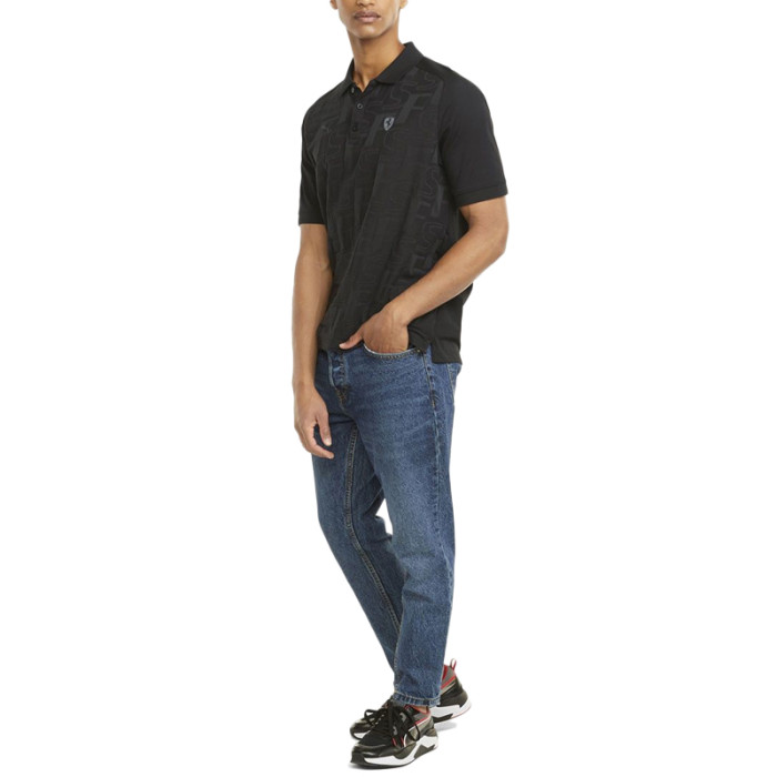 Polo Puma FERRARI Style Jacquard