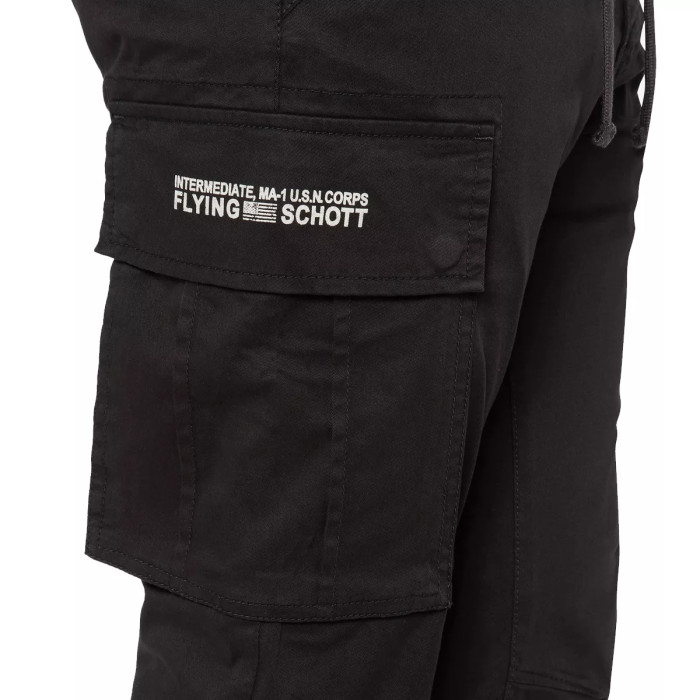 Schott Pantalon Schott CARGO ELASTIQUE EN BAS