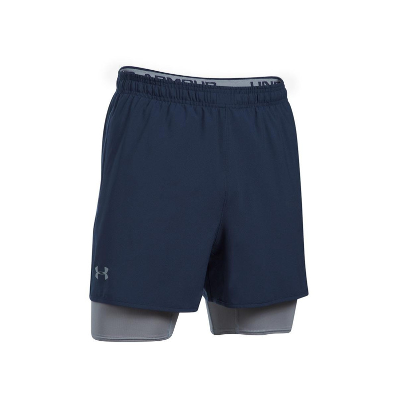 Under Armour Short Under Armour Qualifier 2-in-1 - 1289625-410 Under Armour Short Under Armour Qualifier 2-in-1 - 1289625-410
