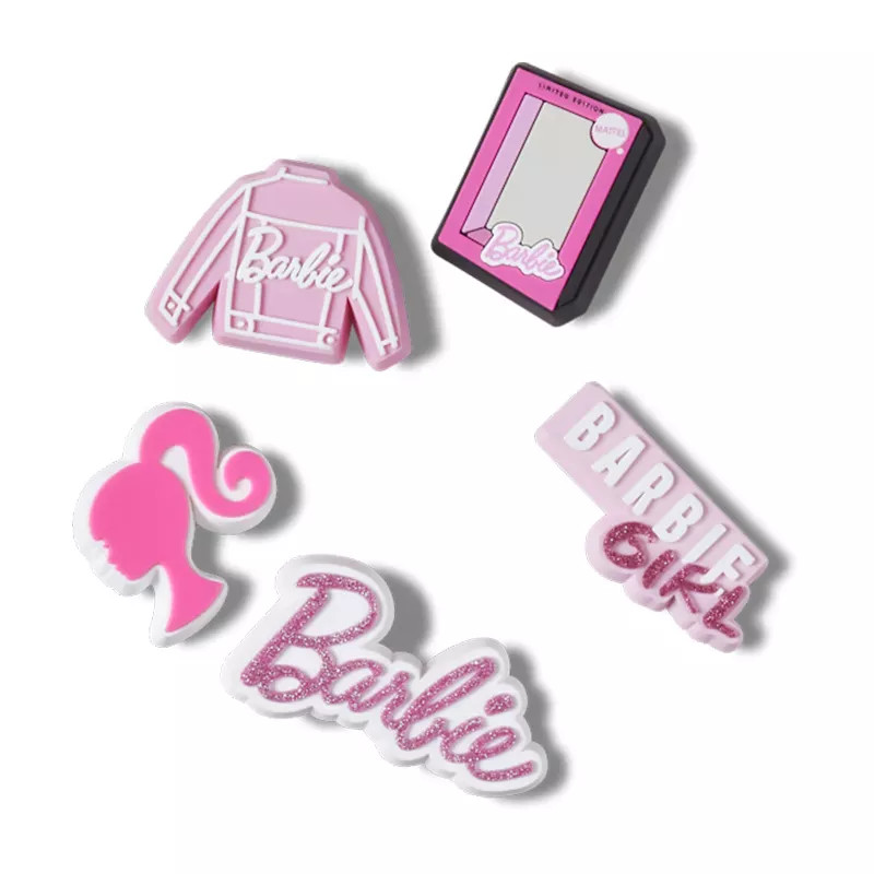 CROCS PINS Jibbitz Crocs BARBIE 5 PACK CROCS PINS Jibbitz Crocs BARBIE 5 PACK