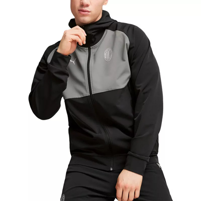 Puma Veste de survêtement Puma AC MILAN PREMATCH WOVEN Puma Veste de survêtement Puma AC MILAN PREMATCH WOVEN