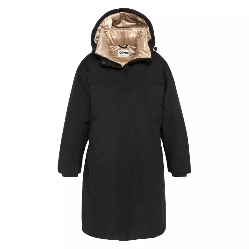 Schott Parka longue à capuche Femme Schott ASPENW Schott Parka longue à capuche Femme Schott ASPENW