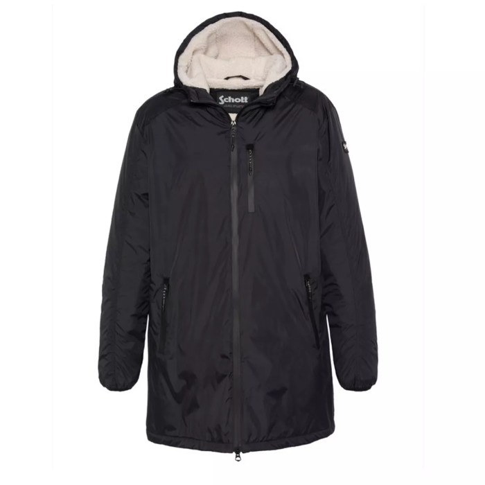 Schott Parka longue à capuche Double Sherpa Schott BLADEN2