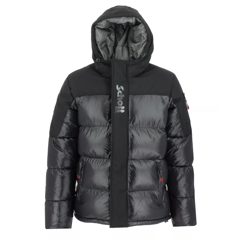 Schott Doudoune à capuche Schott Delevan SMU Schott Doudoune à capuche Schott Delevan SMU