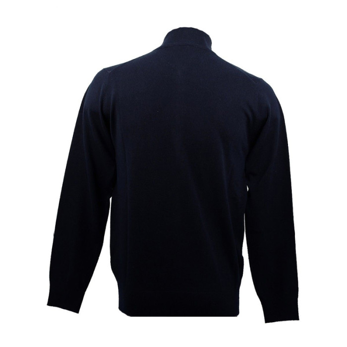Real Cashmere Gilet Real Cashmere (Bleu marine)- IUB109904-GIUBBINO-ZIP