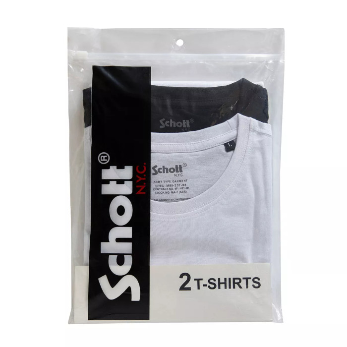 Schott Pack 2 Tee-shirt Schott PETIT LOGO