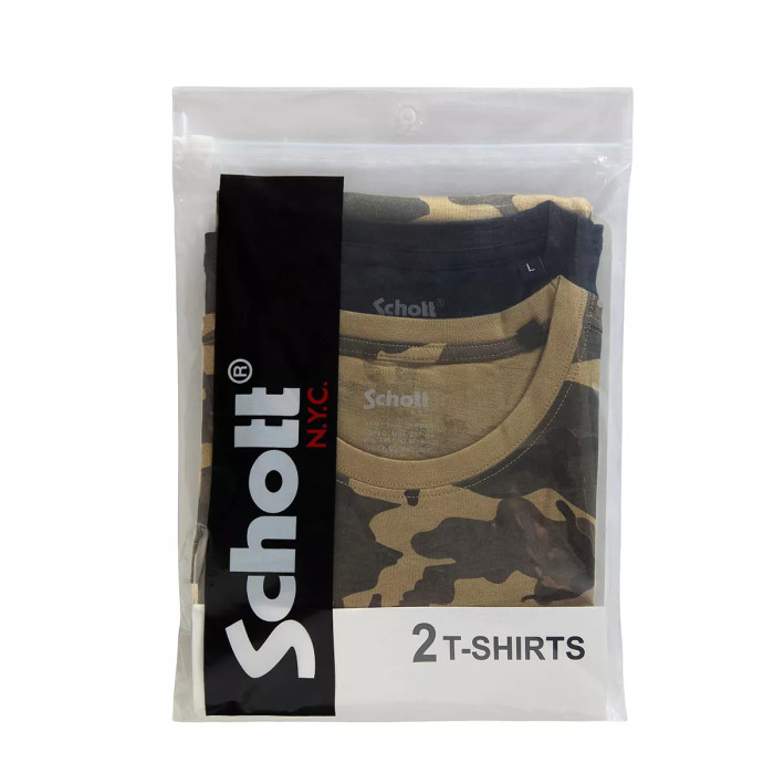 Schott Pack 2 Tee-shirt Schott PETIT LOGO