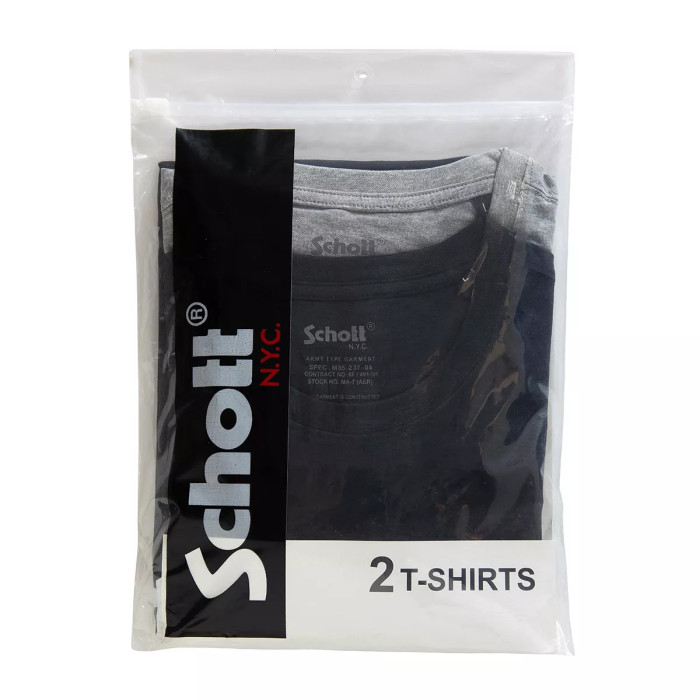 Schott Pack 2 Tee-shirt Schott PETIT LOGO