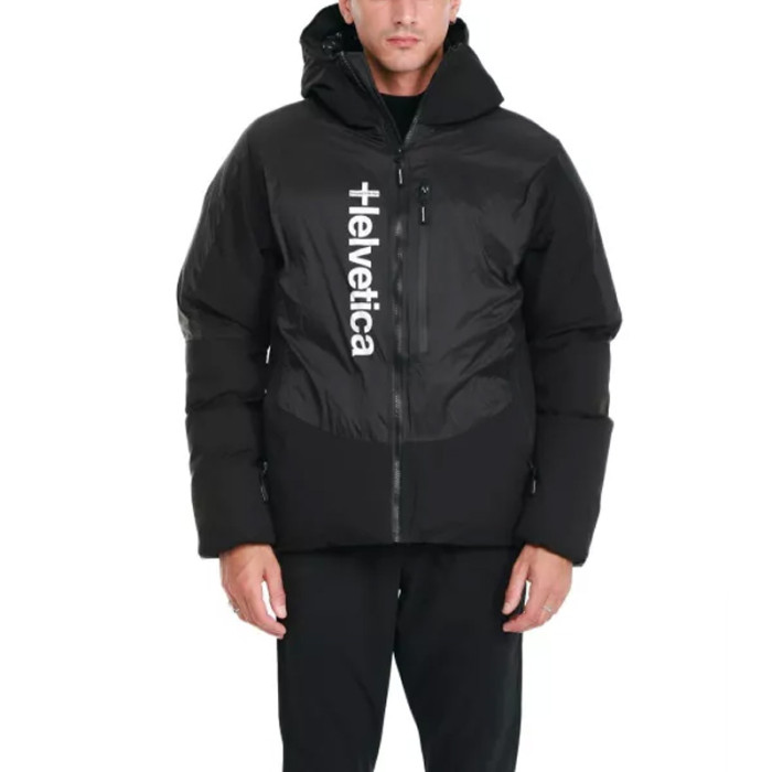 Helvetica Doudoune Helvetica PACO Black White