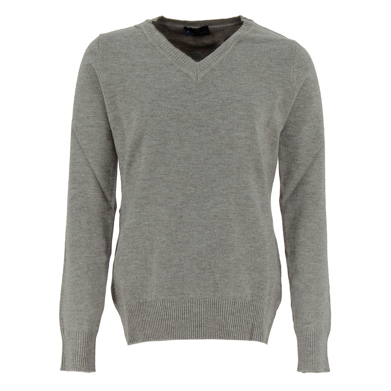 Pull col V Real Cashmere - IDS1085002-BEIGE Pull col V Real Cashmere - IDS1085002-BEIGE