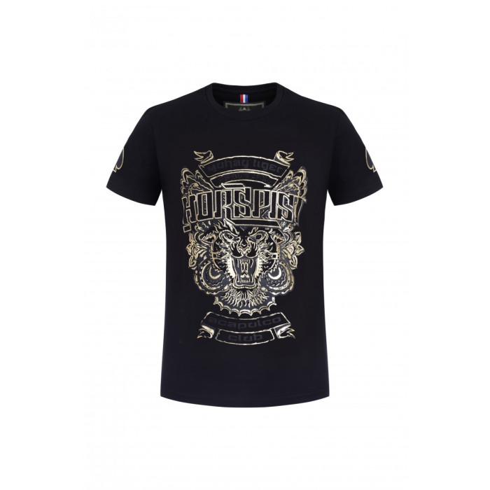 Tee-shirt Dallas HORSPIST (Noir/Or)