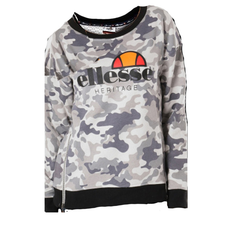 Ellesse Sweat Ellesse SWS COL ROND ZIP - EH-F-SWS-COL-ROND-ZIP-ANT Ellesse Sweat Ellesse SWS COL ROND ZIP - EH-F-SWS-COL-ROND-ZIP-ANT