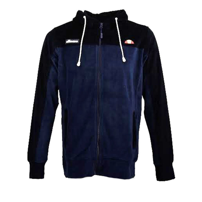 Ellesse Gilet sweat Ellesse EH H SWS ZIPVELVET - EH-H-SWS-ZIPVELVET-NOIR-M