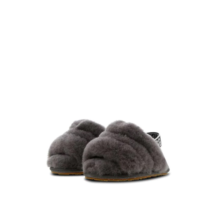 UGG Sandale Ugg Fluff Yeah Slide Enfant (gris) - K-FLUFF-YEAH-SLIDE-CHARC