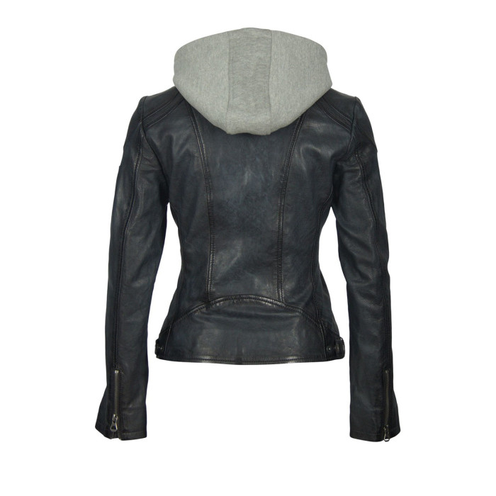 Mauritius Veste cuir Gipsy ANGY W18 LASANV - ANGY-W18-LASAN-VINTAGE--N