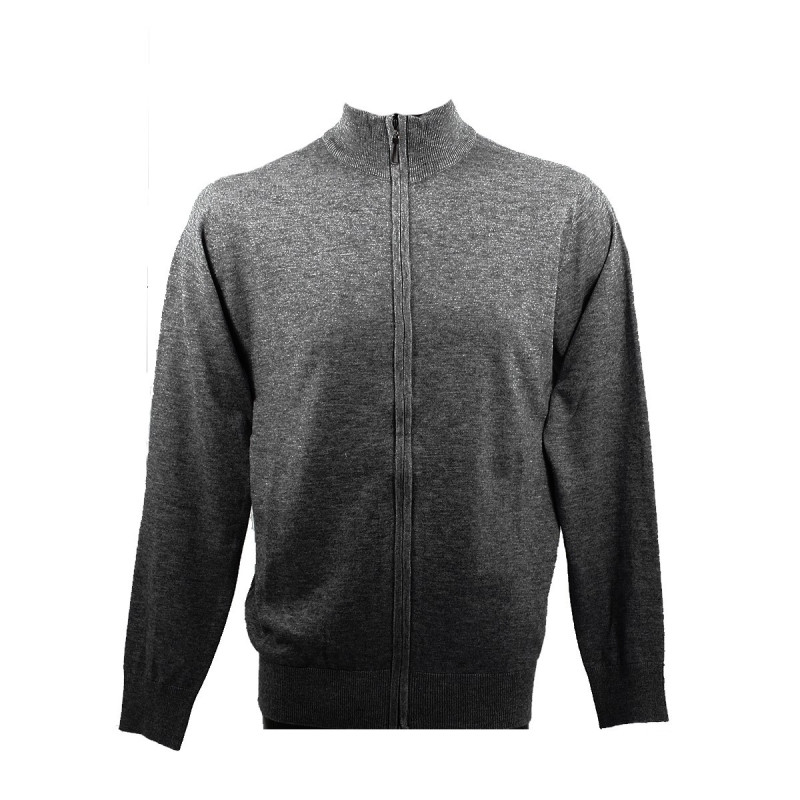Real Cashmere Gilet Real Cashmere (Anthracite)- IUB109904-GIUBBINO-ZIP Real Cashmere Gilet Real Cashmere (Anthracite)- IUB109904-GIUBBINO-ZIP