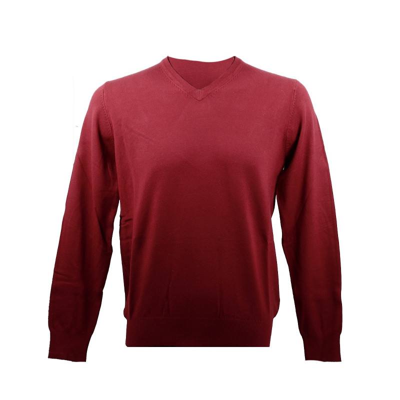 Real Cashmere Pull Real Cashmere COLLO V (Rouge)- IUB109842-COLLOV-TOPPE Real Cashmere Pull Real Cashmere COLLO V (Rouge)- IUB109842-COLLOV-TOPPE