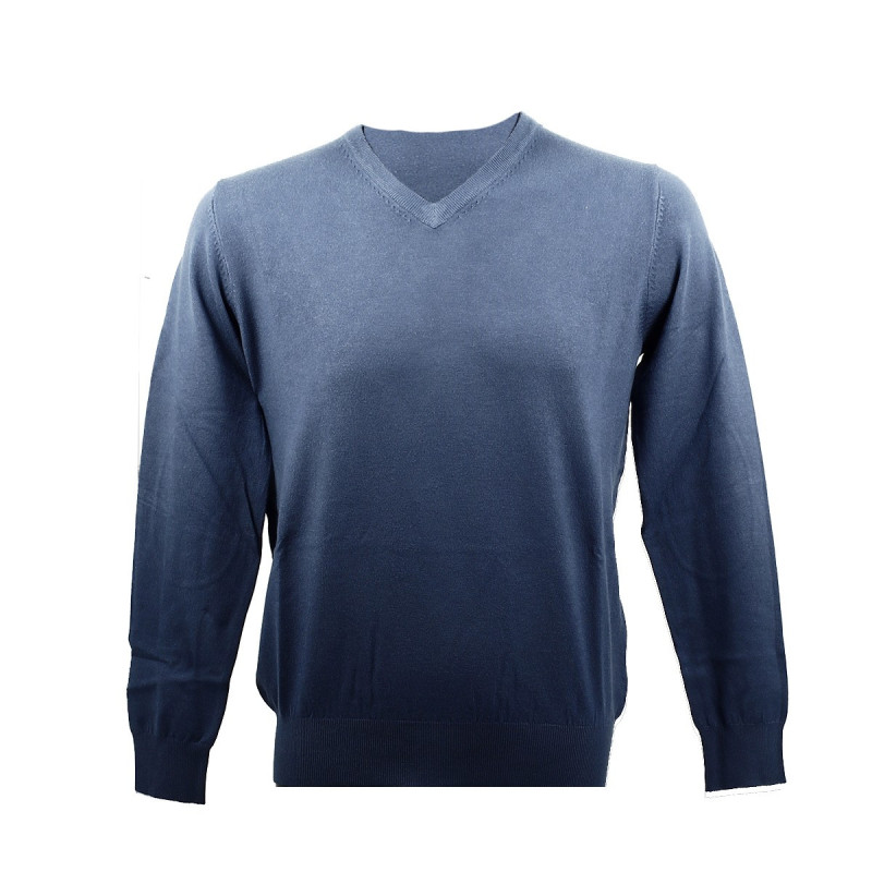 Real Cashmere Pull Real Cashmere COLLO V (Bleu)- IUB109842-COLLOV-TOPPE Real Cashmere Pull Real Cashmere COLLO V (Bleu)- IUB109842-COLLOV-TOPPE