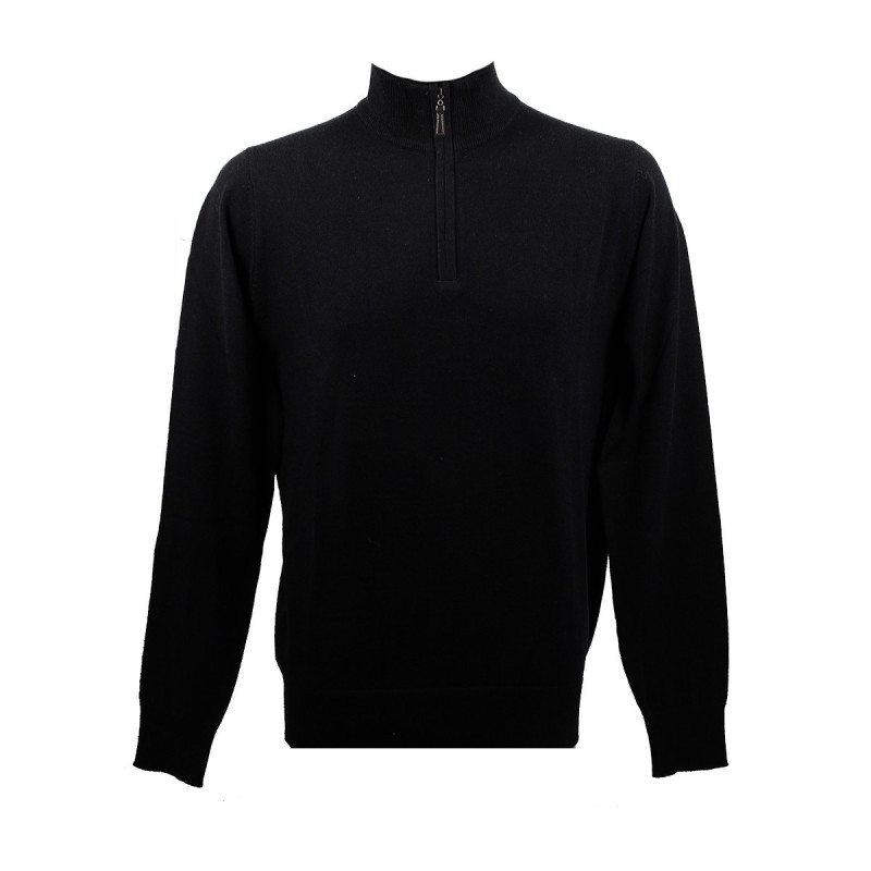 Real Cashmere Pull Real Cashmere (Noir) - IUB109903-LUPETTO-ZIP Real Cashmere Pull Real Cashmere (Noir) - IUB109903-LUPETTO-ZIP