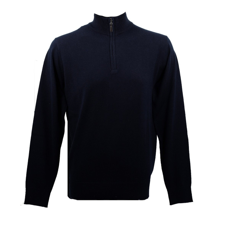 Real Cashmere Pull Real Cashmere (Navy) - IUB109903-LUPETTO-ZIP Real Cashmere Pull Real Cashmere (Navy) - IUB109903-LUPETTO-ZIP