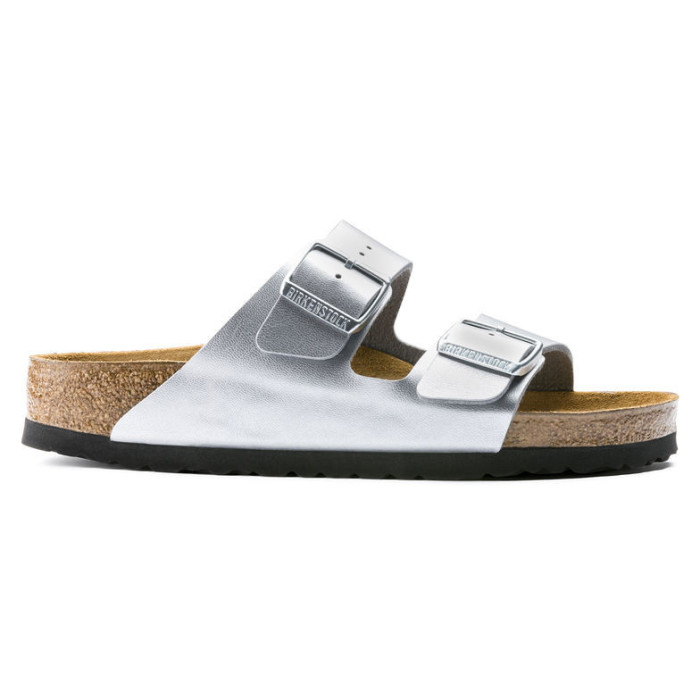 Birkenstock Sandale Birkenstock ARIZONA SILVER - BK1012283