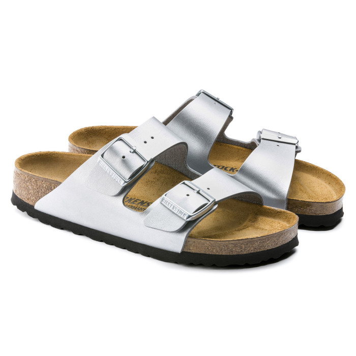 Birkenstock Sandale Birkenstock ARIZONA SILVER - BK1012283