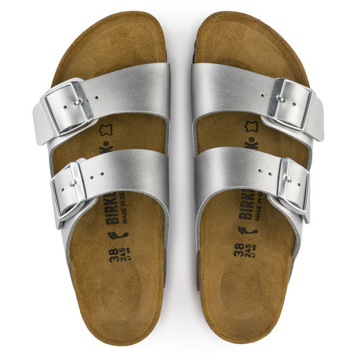Birkenstock Sandale Birkenstock ARIZONA SILVER - BK1012283