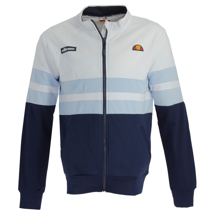 Ellesse Veste de survêtement Ellesse EH H SWS ZIP RAYURE - EH-H-SW-ZI-RA-NAV-SK-BL-W