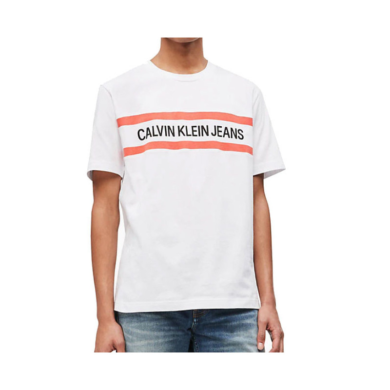 Calvin Klein Tee-shirt Calvin Klein CHEST STRIPE INSTIT Calvin Klein Tee-shirt Calvin Klein CHEST STRIPE INSTIT